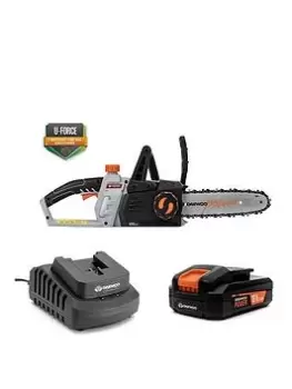 Daewoo U-Force Series Battery Operated Cordless Chainsaw (2Mah Battery & Charger Included)