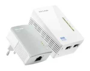 TP-LINK TL-WPA4220KIT AV500 2-Port WiFi Powerline Adapter Starter Kit (TL-WPA4220KIT)