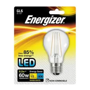 Eveready - Energizer Filament LED GLS 806 Lumens E27 Warm White S9026