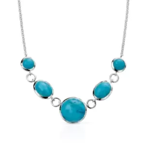Aiyana Neith Silver Magnesite Statement Necklace
