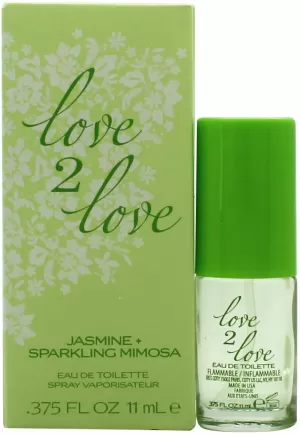 Love2Love Jasmine + Sparkling Mimosa Eau de Toilette Women 11ml