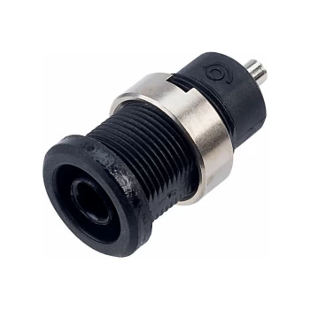 3270-C-N Black 4mm Safety Socket 3270 Series - PJP