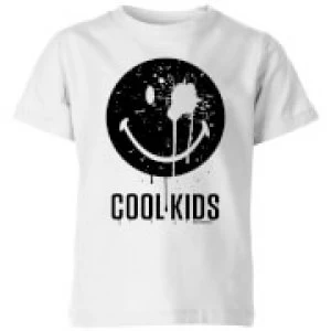 Smiley World Slogan Cool Kids Kids T-Shirt - White - 3-4 Years