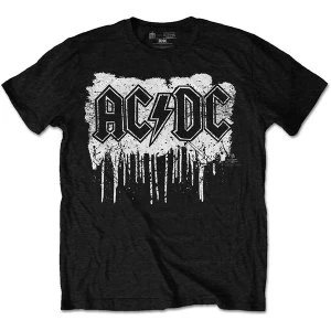 AC/DC - Dripping With Excitement Unisex Small T-Shirt - Black
