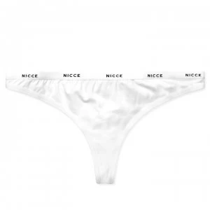 Nicce Thong Womens - White