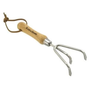 Kent & Stowe Stainless Steel Hand 3-Prong Cultivator, FSC