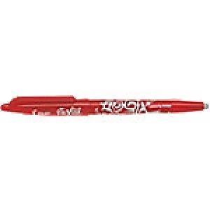 Pilot FriXion Ball Gel Rollerball Erasable Pen Medium 0.35mm Red Pack of 12