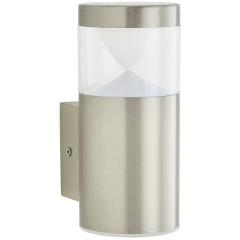 LED Wall Light 4W POLLUX 3000K Warm White Stainless steel Exterior - Zinc