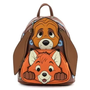 Loungefly Disney Fox And Hound Todd and Copper Cosplay Mini Backpack