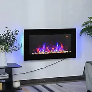Homcom Electronic LED Fireplace 11.5 x 48 cm