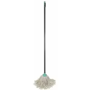 JVL - Pure Cotton Traditional String Floor Mop, Turquoise