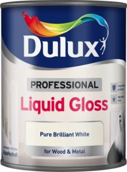 Dulux Professional Pure Brilliant White Liquid Gloss Paint 750ml
