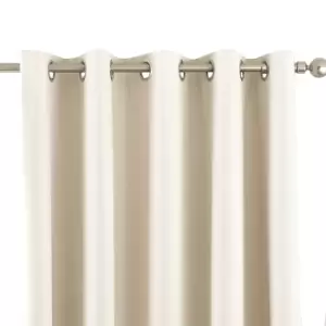 Riva Home Eclipse Blackout Eyelet Curtains (46 x 54" (117 x 137cm)) (Ivory)