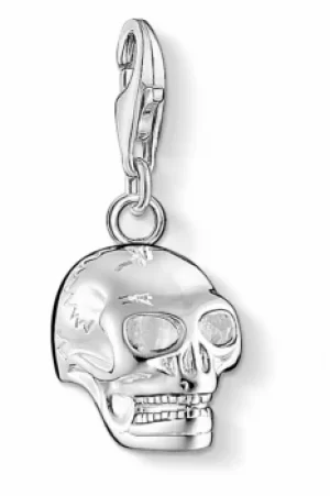 Ladies Thomas Sabo Sterling Silver Charm Club Skull Charm 0362-001-12