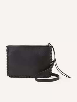 Accessorize Whipstitch Double Gusset Crossbody