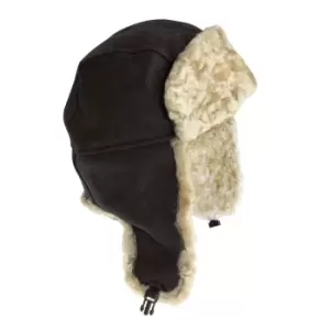 Eastern Counties Leather Womens/Ladies Bourn Sheepskin Pilot Hat (M) (Vizon)
