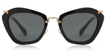Miu Miu Noir Sunglasses Black 1AB1A1 55mm