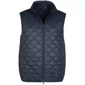 Barbour Mens Essential Diamond Quilted Gilet Navy Large