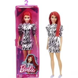 Barbie Doll Fashionistas #168 Red Hair Doll with Dress
