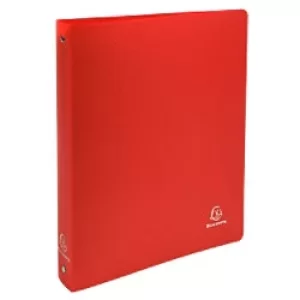 Ringbinder PP Opaque 4O Ring 30mm, S40mm, A4+, Red, Pack of 20