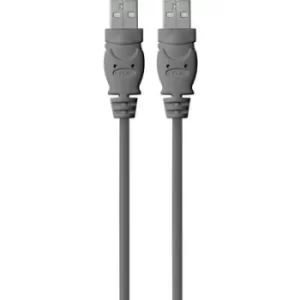 Belkin USB cable USB 2.0 USB-A plug, USB-A plug 1.80 m Black UL-approved