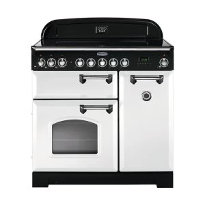 Rangemaster CDL90EIWH-C Classic Deluxe 90cm Induction Range Cooker