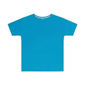 SG Childrens Kids Perfect Print Tee (Pack of 2) (7-8 Years) (Turquoise)