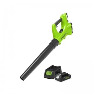 Greenworks 24V Cordless Axial Blower with Battery