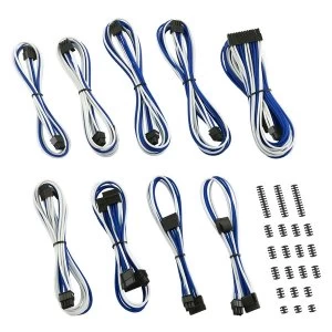 CableMod Classic ModMesh C-Series Cable Kit Corsair AXi HXi & RM (Yellow Label) - White/Blue