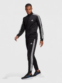 Adidas 3-stripe Tracksuit - Black/White, Size L, Men