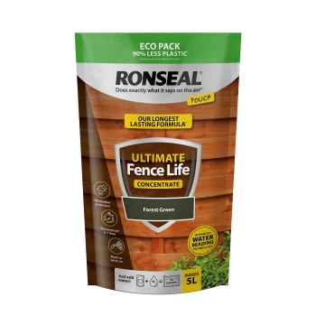 Ronseal Ultimate Fence Life Concentrate Paint Forest Green - 950ml