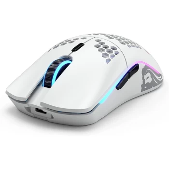 Glorious PC Gaming Race Model O Wireless RGB Gaming Mouse - Matte White (GLO-MS-OW-MW)