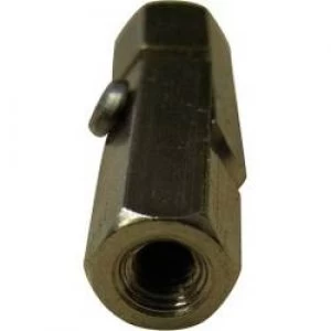 Pivot bolt 2x Internal thread M3 Brass Distance 20 mm