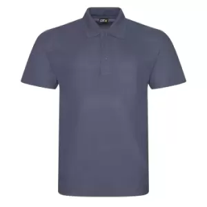 PRO RTX Mens Pro Pique Polo Shirt (6XL) (Solid Grey)