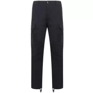 Front Row Adult Unisex Stretch Cargo Trousers (XXL) (Navy) - Navy