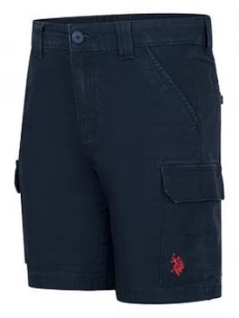 U.S. Polo Assn. Boys Cargo Shorts - Navy, Size 5-6 Years