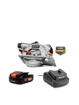 Daewoo U-Force Series Battery Operated 18V Circular Saw (2Mah Battery & Charger Included)