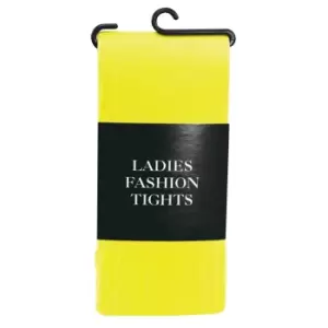 Bristol Novelty Womens/Ladies Fashion Tights (One Size) (Yellow)