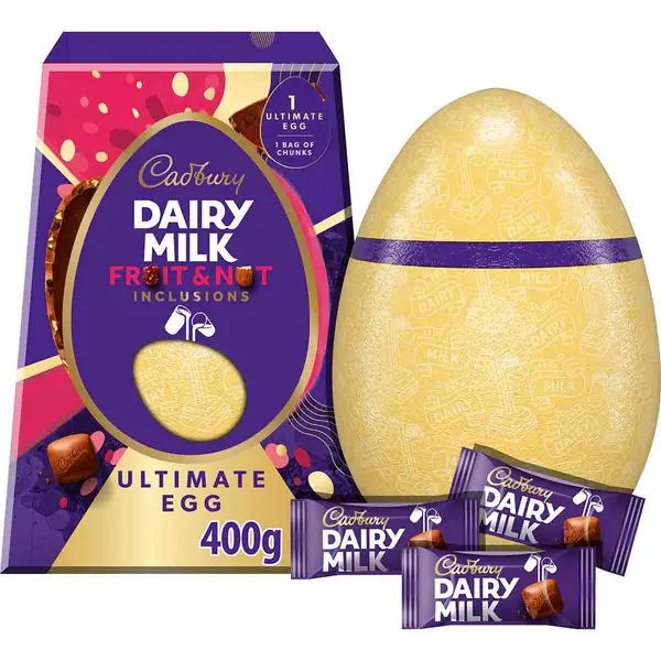 Cadbury Gifts Direct Dairy Milk Ultimate Fruit & Nut Easter Egg (400g) 4307184