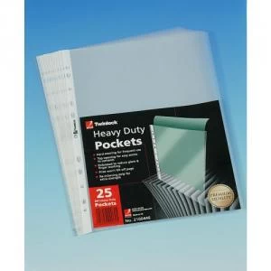 Quality Pocket A4 Embossed (Pack 25) - Outer carton of 10