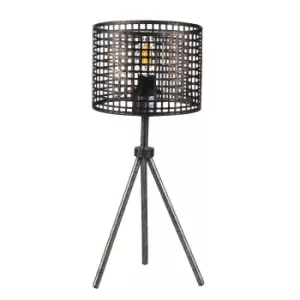 Flam Tripod Table Lamp With Round Shade, E14