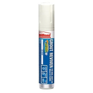 Unibond Ice White Anti Mould Grout Reviver for Walls and Floors 15ml