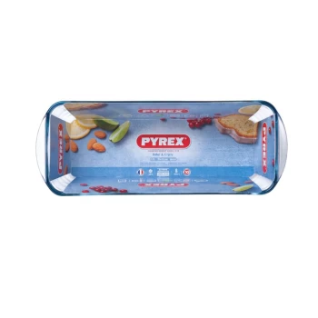 Pyrex Bake & Enjoy Glass Loaf Dish High Resistance, 31cm