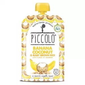 Piccolo Organic Pear, Banana, Coconut Milk 100g 4m+