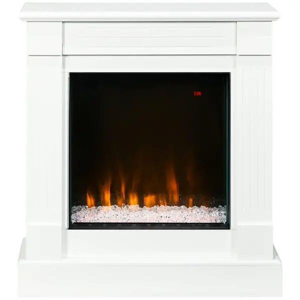 2000W Electric Fireplace Suite and Surround with Remote Timer Auto On