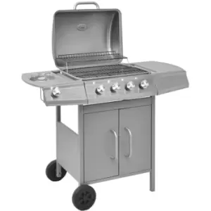 Vidaxl - Gas Barbecue Grill 4+1 Cooking Zone Silver Silver