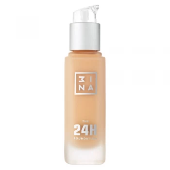 3INA Makeup The 24H Foundation 30ml (Various Shades) - 624 Light Caramel Beige