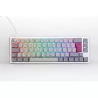 Ducky One3 Mist SF 65% USB RGB Mechanical Gaming Keyboard Cherry MX Silent Red Switch - UK Layout