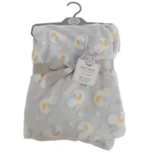 Snuggle Baby Baby Boys/Girls Duck Design Wrap (75cm x 100cm) (Grey/Blue/Yellow)