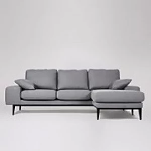 Swoon Tulum Smart Wool Corner Sofa - Right Hand Side - Corner Sofa - Pepper